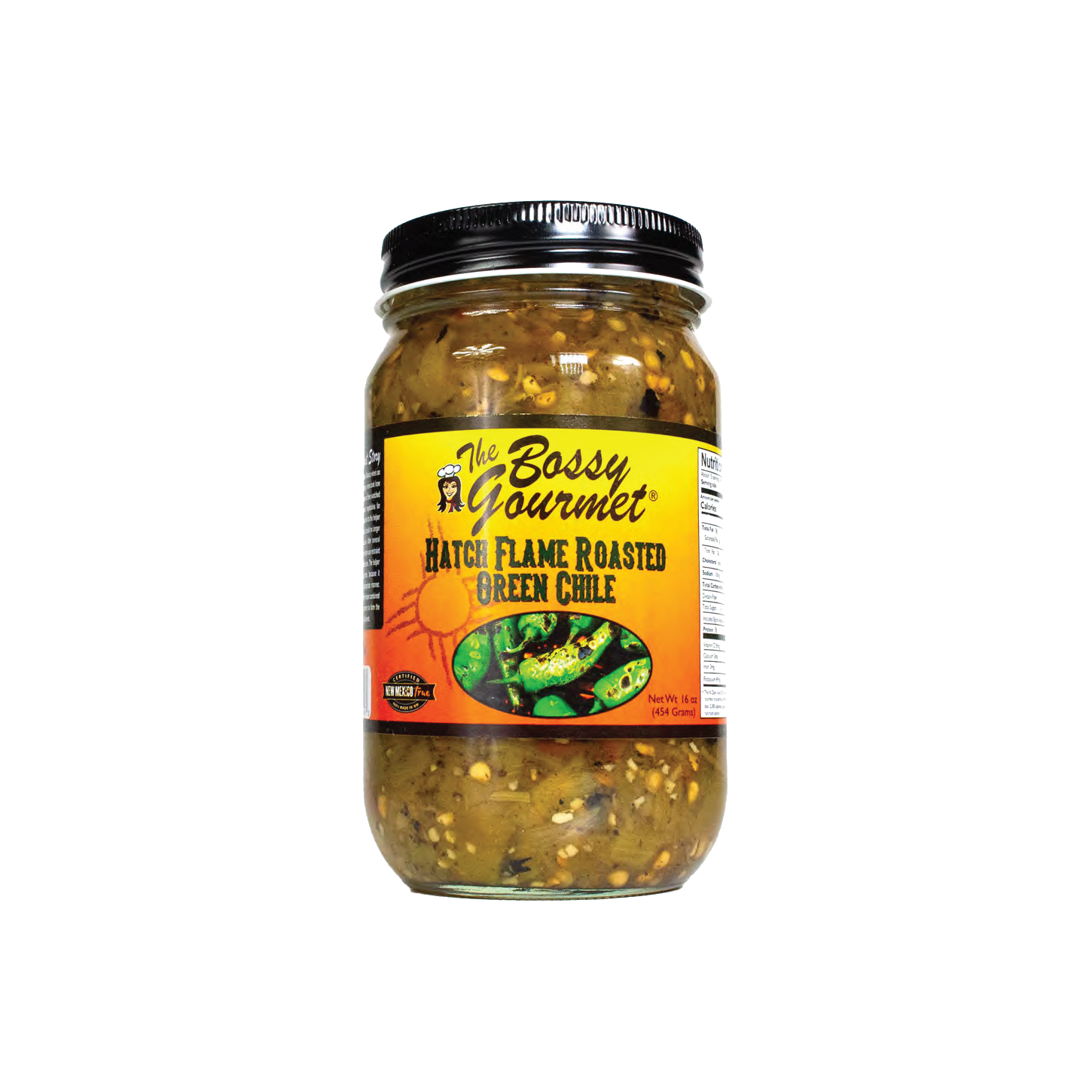 Hatch Flame Roasted Green Chile 16oz 12 Count