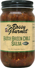 Hatch Flame Roasted Green Chile Salsa- 16 oz 12 Count