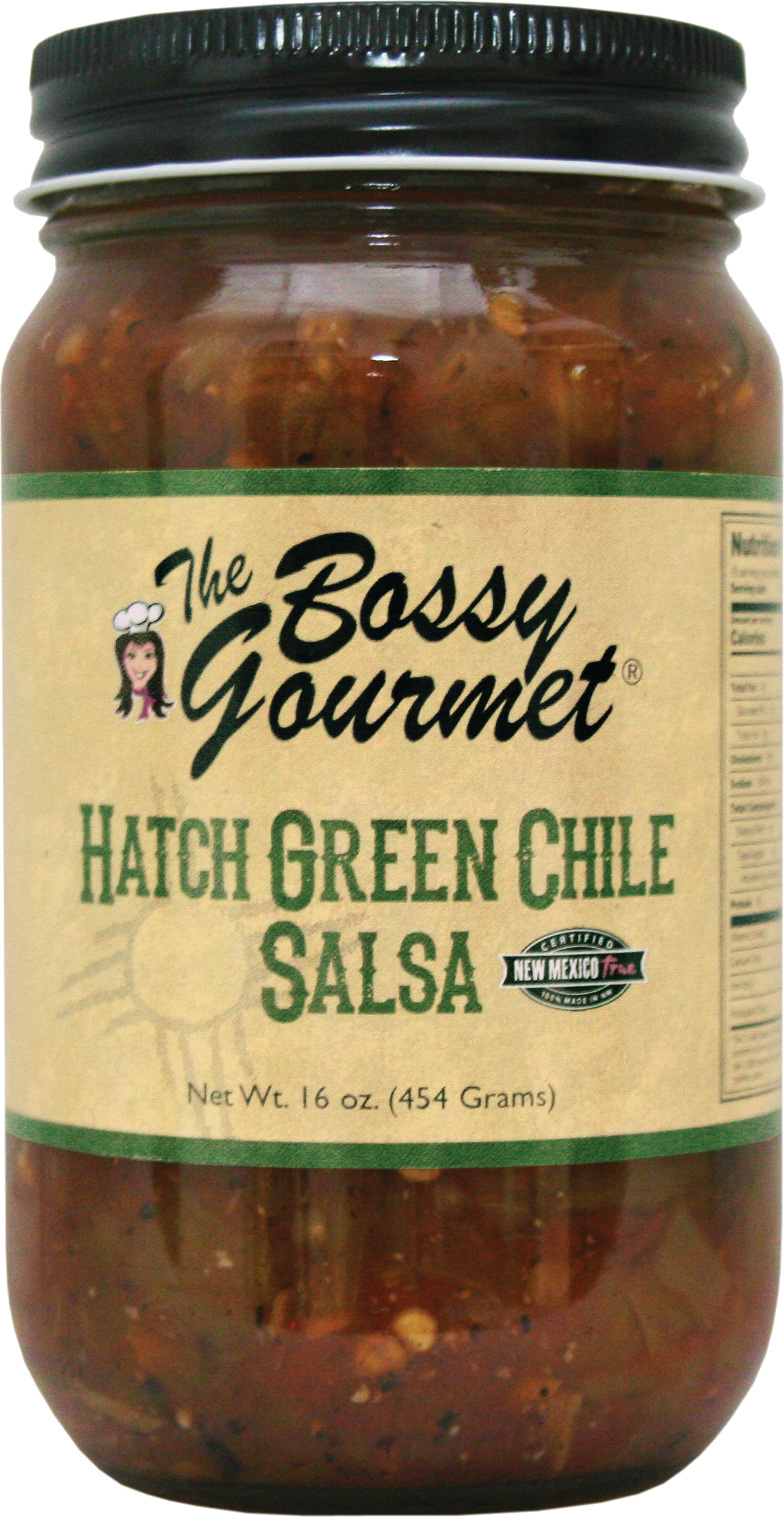 Hatch Flame Roasted Green Chile Salsa- 16 oz 12 Count